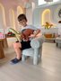 Atelier Del Sofa Dino - Silla Alada Azul
